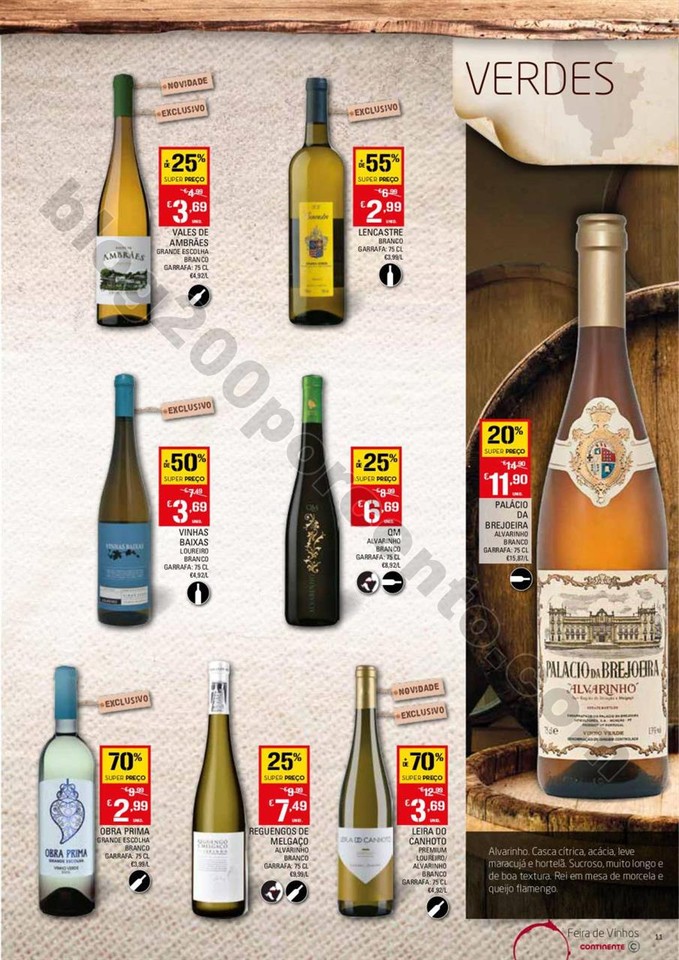 Antevisão Folheto CONTINENTE Vinhos promoções d