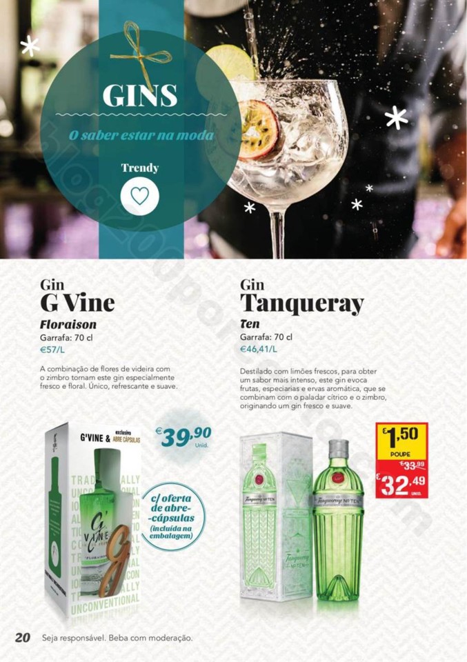 Antevisão Folheto CONTINENTE Bebidas Natal promo