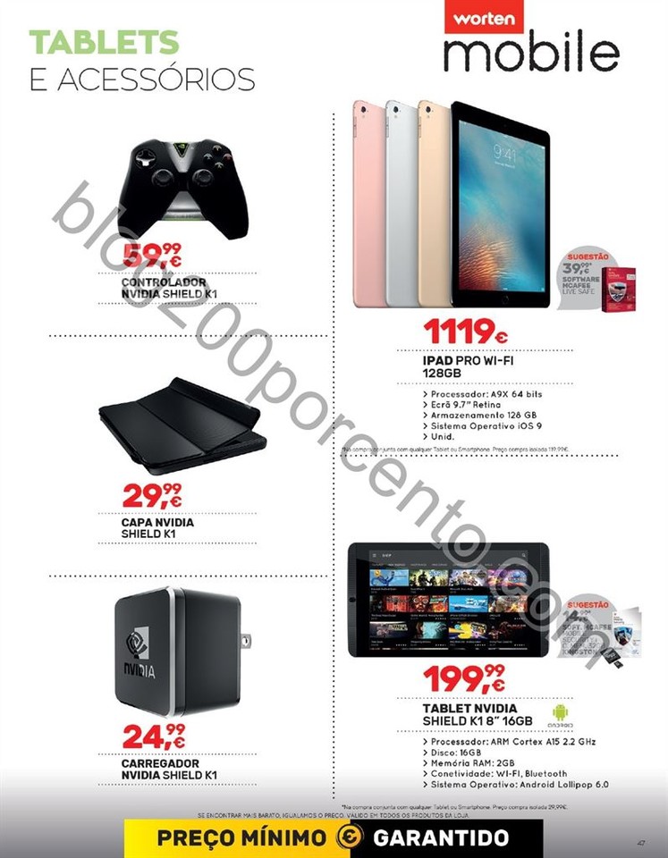 Antevisão Folheto WORTEN Mobile Promoções até 