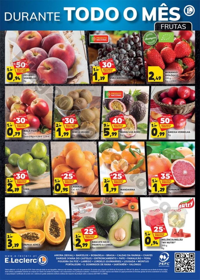 Antevisão Folheto E-LECLERC Frescos Promoções d