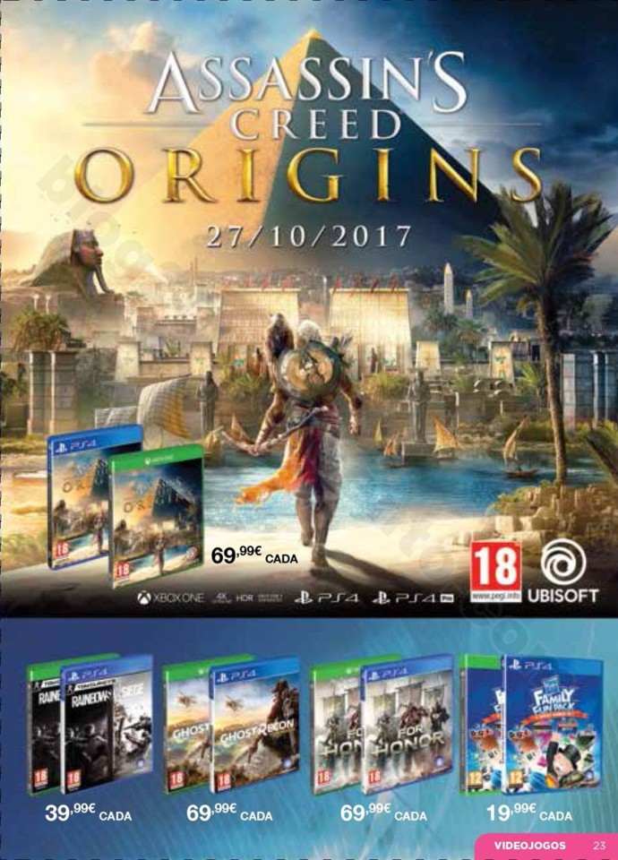 Antevisão Folheto Brinquedos Natal El Corte Ingl