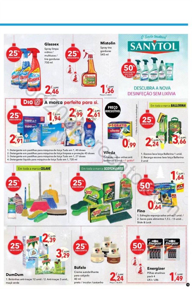 Antevisão Folheto CLAREL Natal promoções de 24 