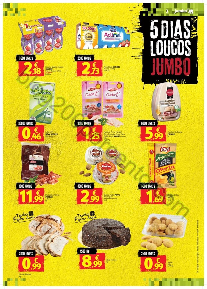 Antevisão Folheto JUMBO 5 Dias Loucos de 25 a 29 