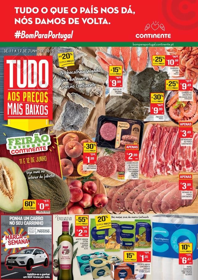 Antevisão Folheto CONTINENTE Promoções de 11 a 