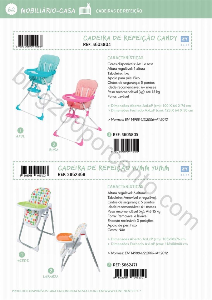 Catálogo técnico puericultura CONTINENTE Promoç