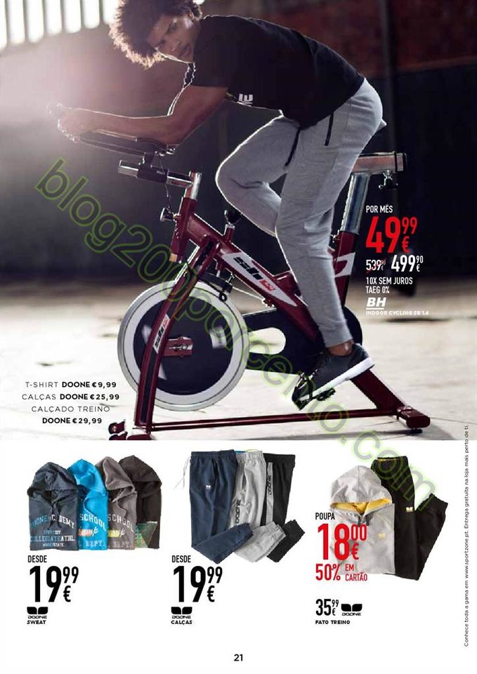Novo Folheto SPORT ZONE promoções de 28 março a