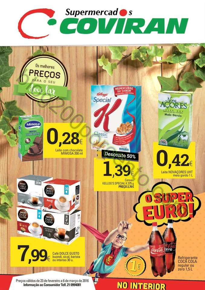 Antevisão Folheto COVIRAN de 23 fevereiro a 6 mar