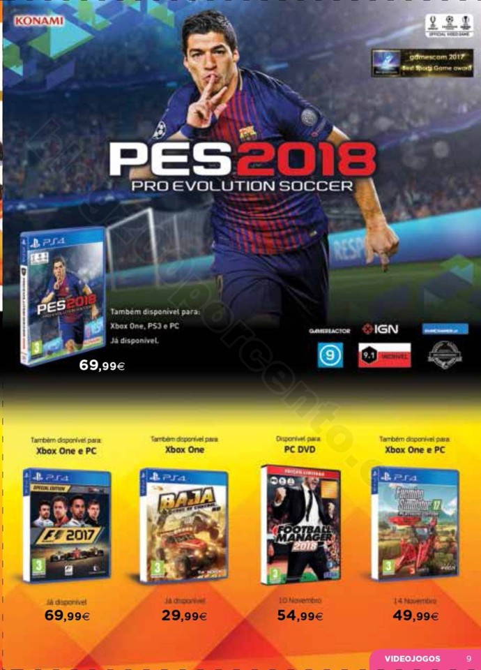 Antevisão Folheto Brinquedos Natal El Corte Ingl