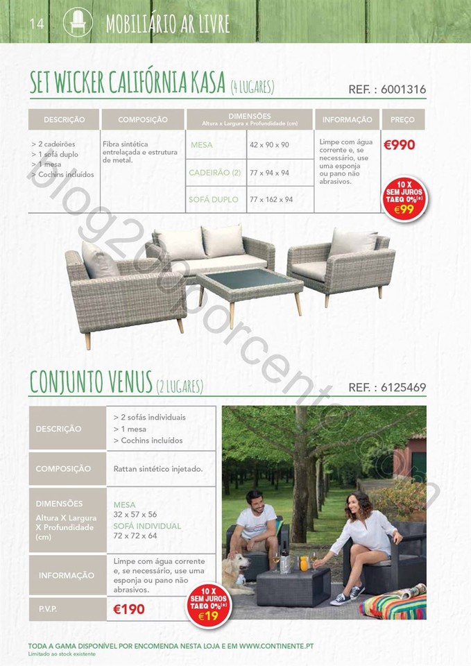 Novo Folheto CONTINENTE Ar Livre até 15 agosto p1