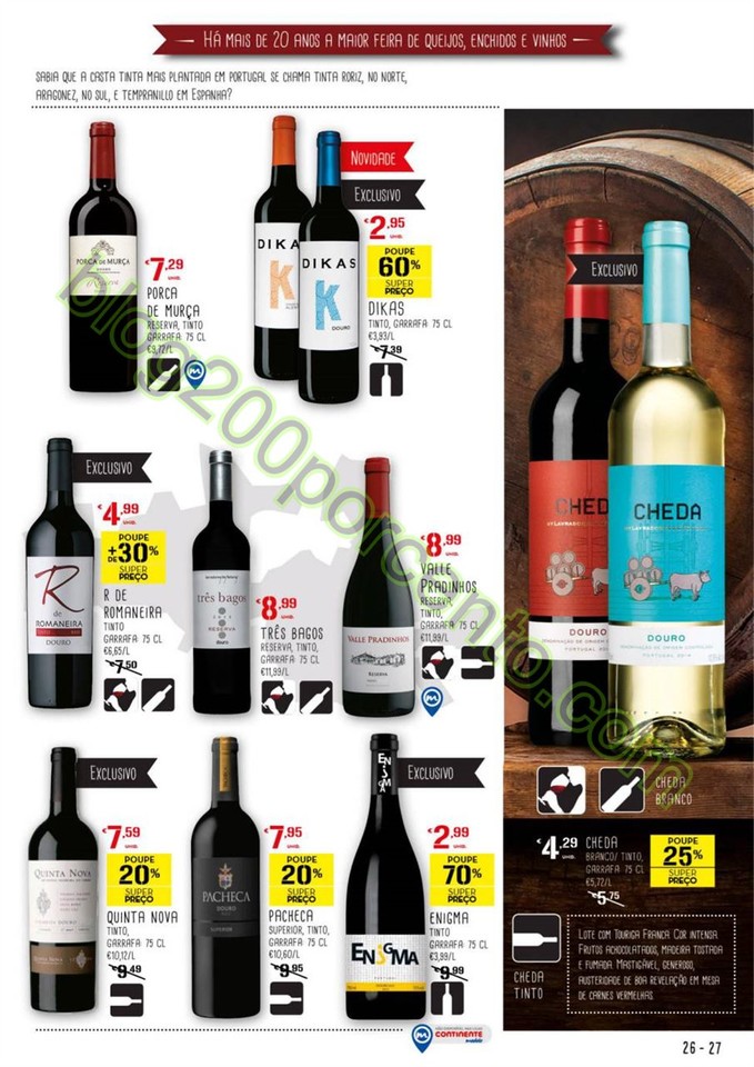 Antevisão Folheto CONTINENTE Feira queijos, enchi