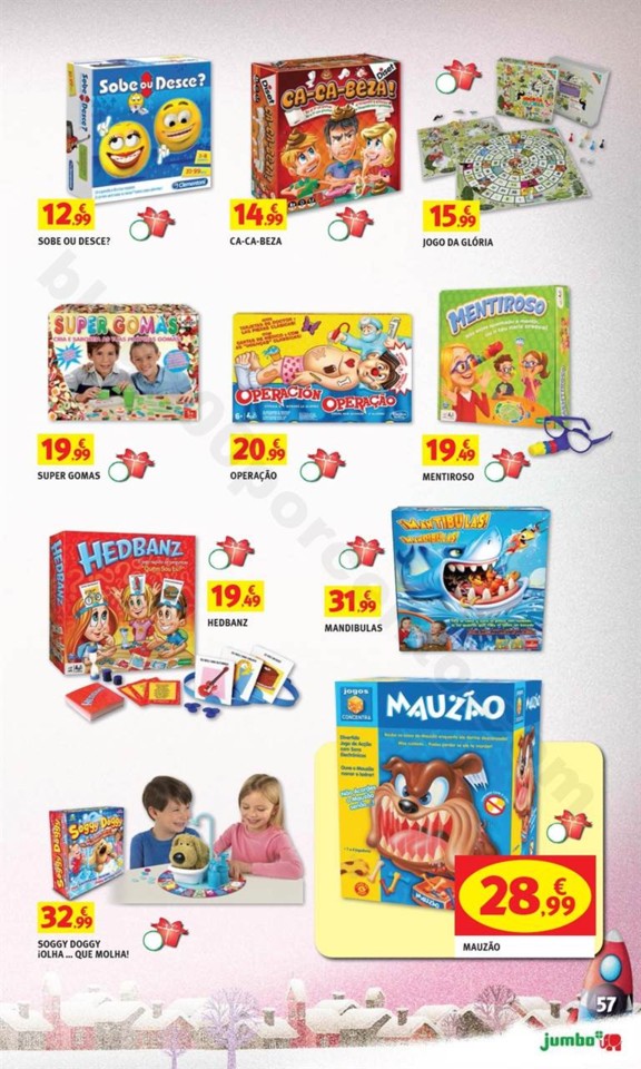 Antevisão Folheto JUMBO Brinquedos Natal promoç