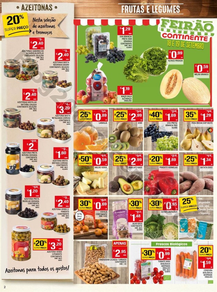 Antevisão Folheto CONTINENTE Promoções de 18 a 