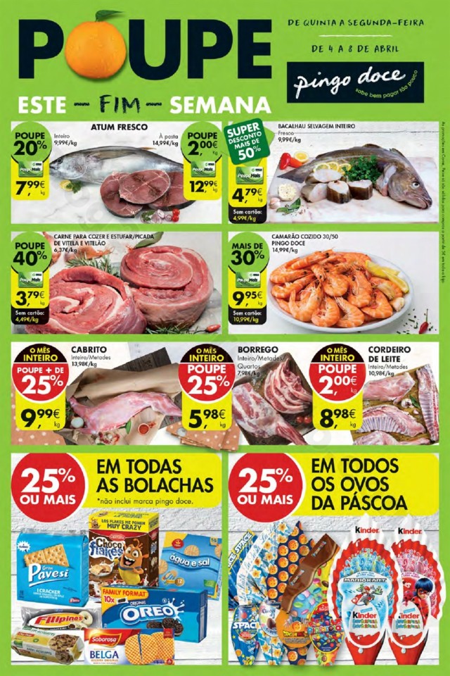 Antevisão Folheto PINGO DOCE Fim de semana promo