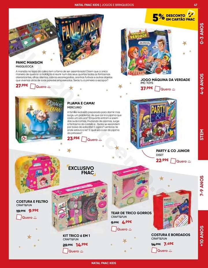 Antevisão Folheto Natal FNAC Kids promoções at