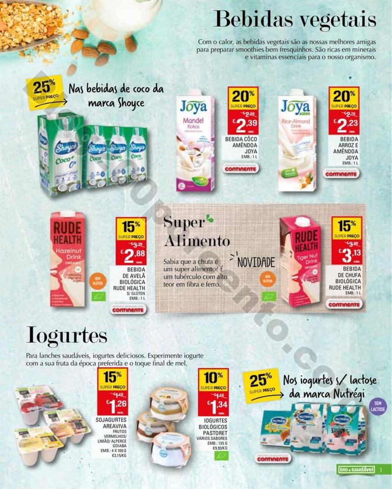 Antevisão Folheto CONTINENTE Bio e Saudável prom