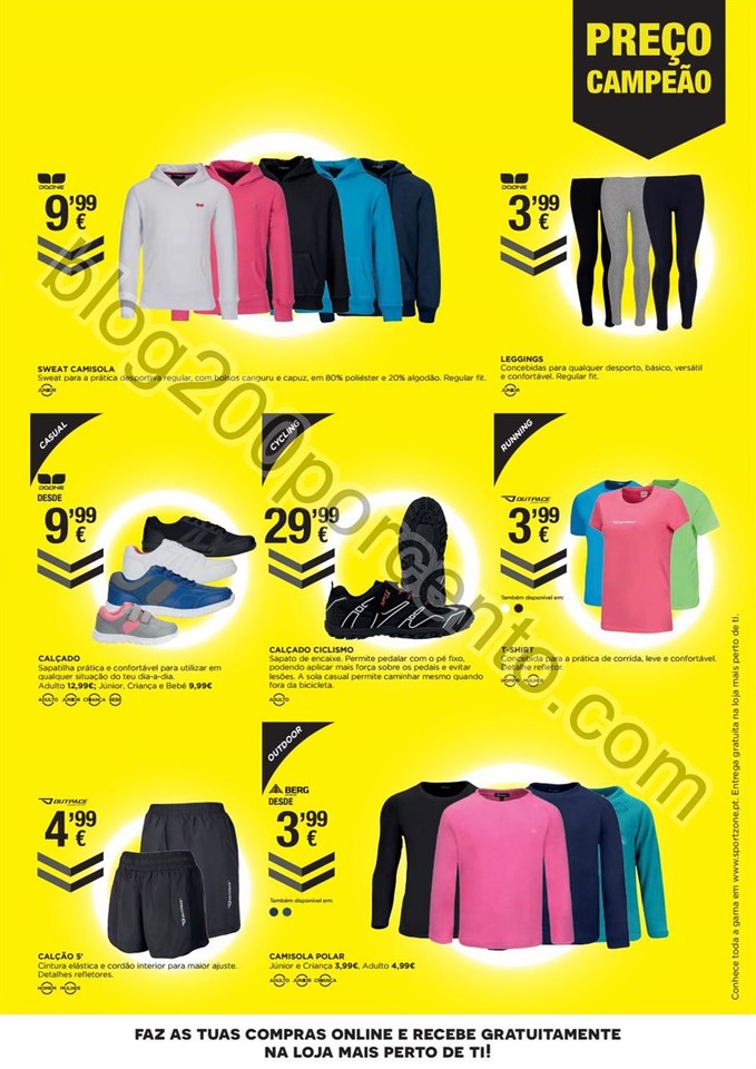 Antevisão Folheto SPORT ZONE Promoções de 28 se