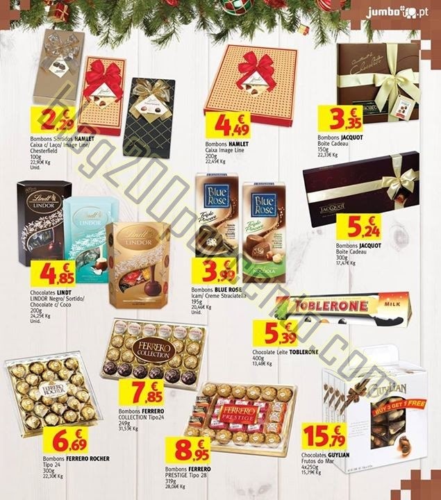 Novo Folheto JUMBO Chocolates de Natal de 10 a 17 
