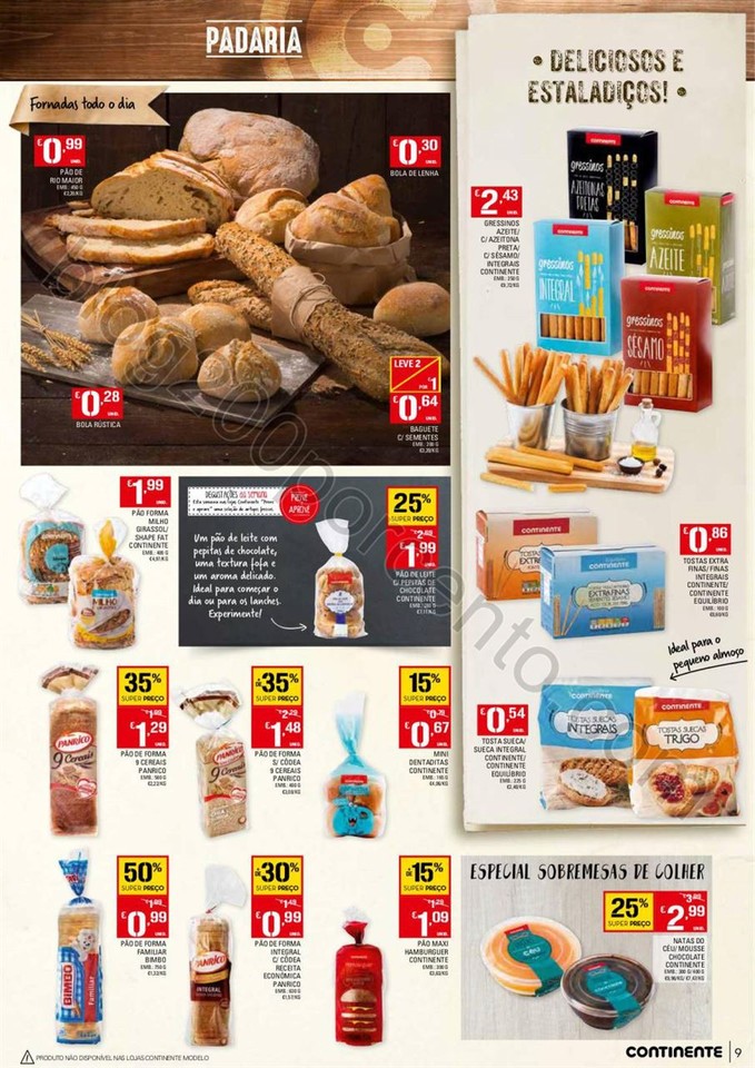 Antevisão Folheto CONTINENTE Promoções de 9 a 1