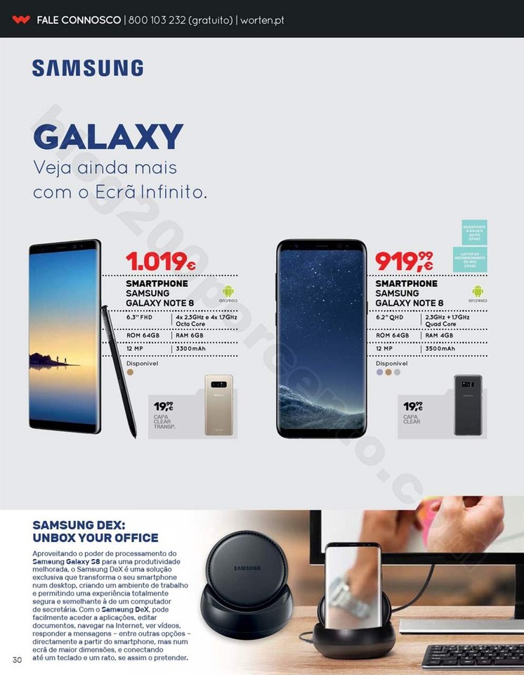 Antevisão Folheto WORTEN Mobile Promoções de 9 