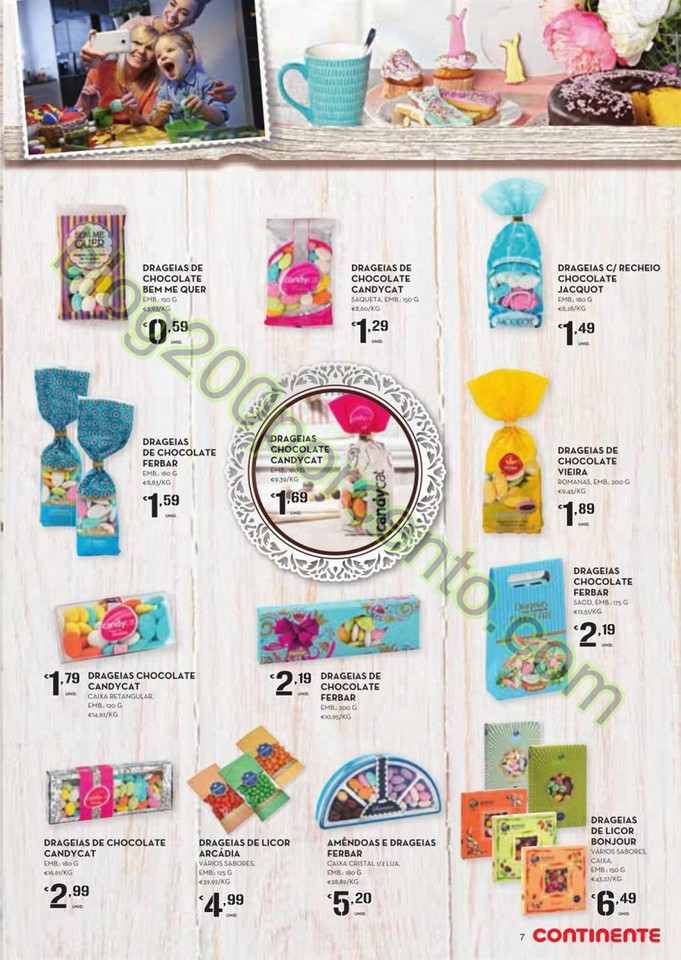 Antevisão Folheto CONTINENTE Páscoa de 1 a 27 ma