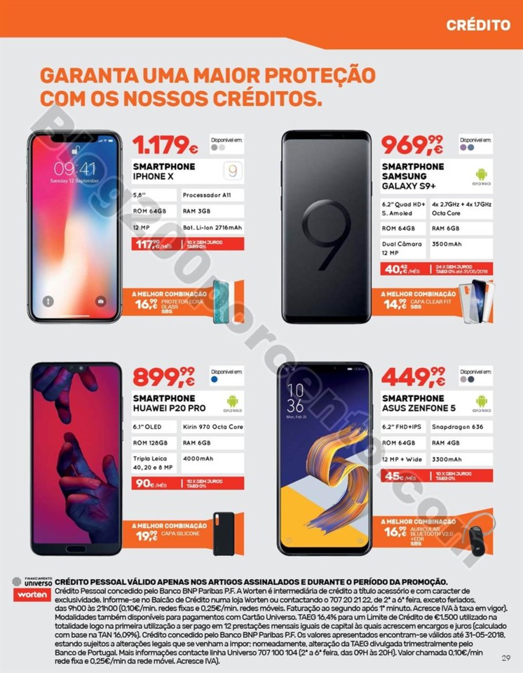 Antevisão Folheto WORTEN Mobile mundial promoçõ