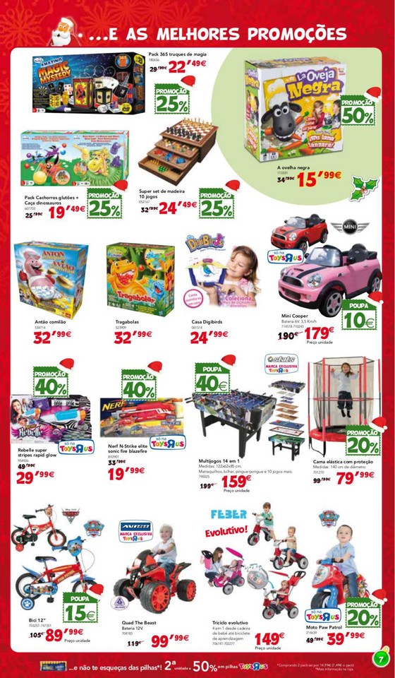 Novo Folheto TOYSRUS Brinquedos Natal de 11 a 22 d