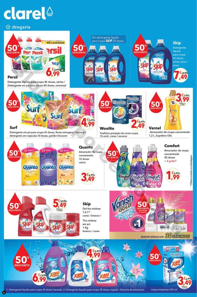 Antevisão Folheto CLAREL Promoções de 30 agosto