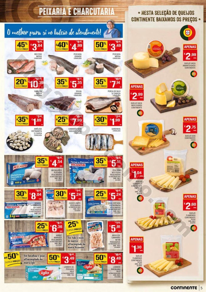 Antevisão Folheto CONTINENTE Promoções de 4 a 1