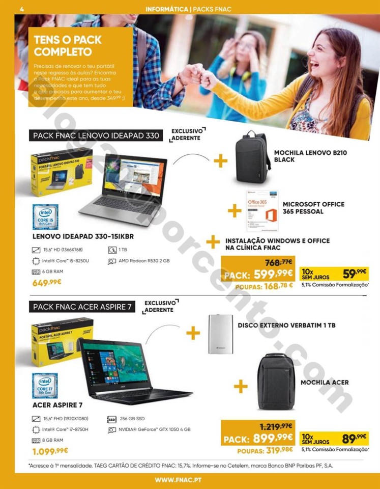 Antevisão Folheto FNAC Regresso às aulas promoç