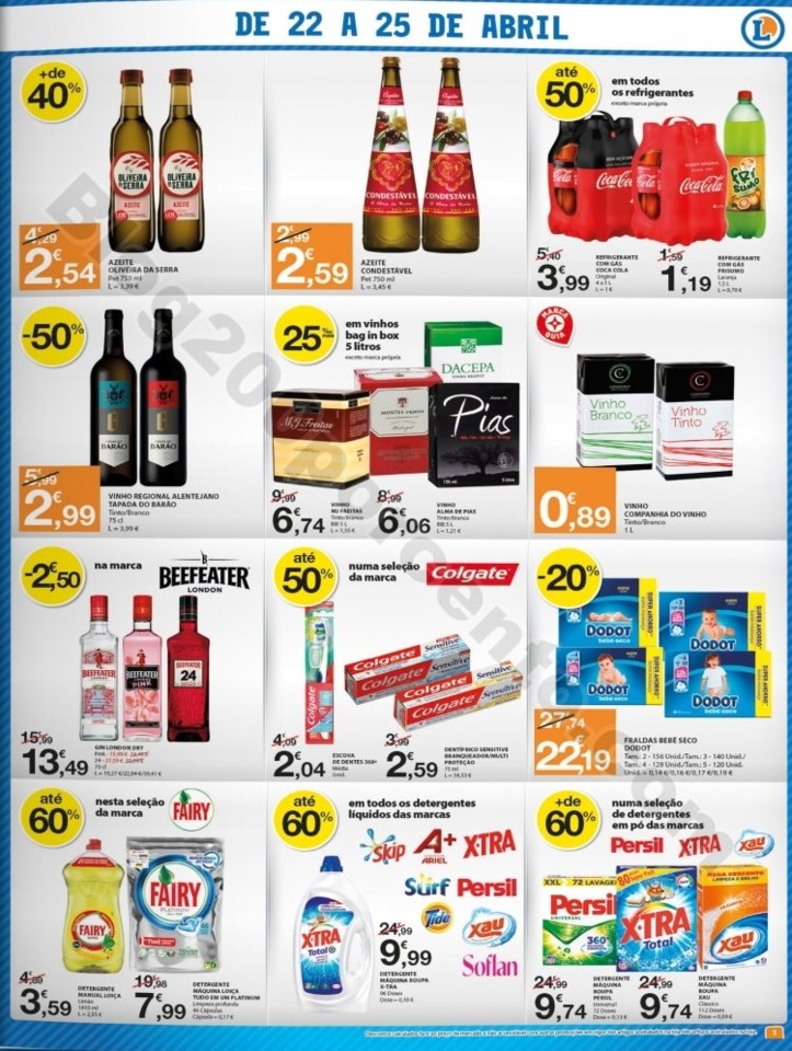 Antevisão Folheto E-LECLERC Promoções de 22 a 2