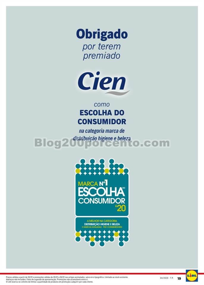 Antevisão Folheto LIDL Beleza Promoções de 20 a