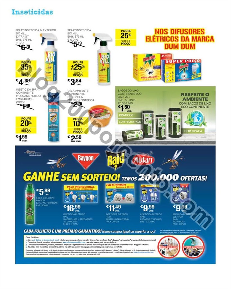 Antevisão Folheto CONTINENTE Ar livre de 10 maio 