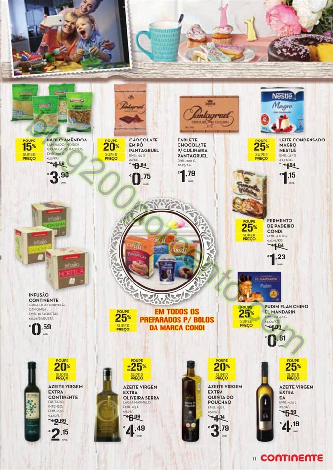 Antevisão Folheto CONTINENTE Páscoa de 1 a 27 ma