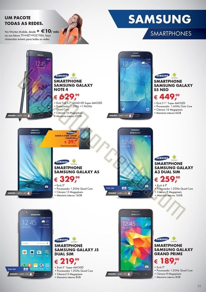 Novo Folheto WORTEN Mobile promoções de 3 a 31 d