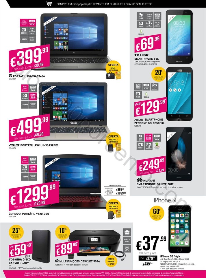 Antevisão Folheto RADIO POPULAR Promoções de 25