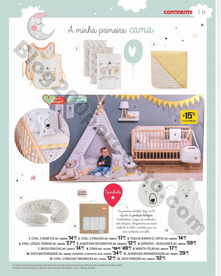 Feira Bebé CONTINENTE Promoções de 7 a 28 janei