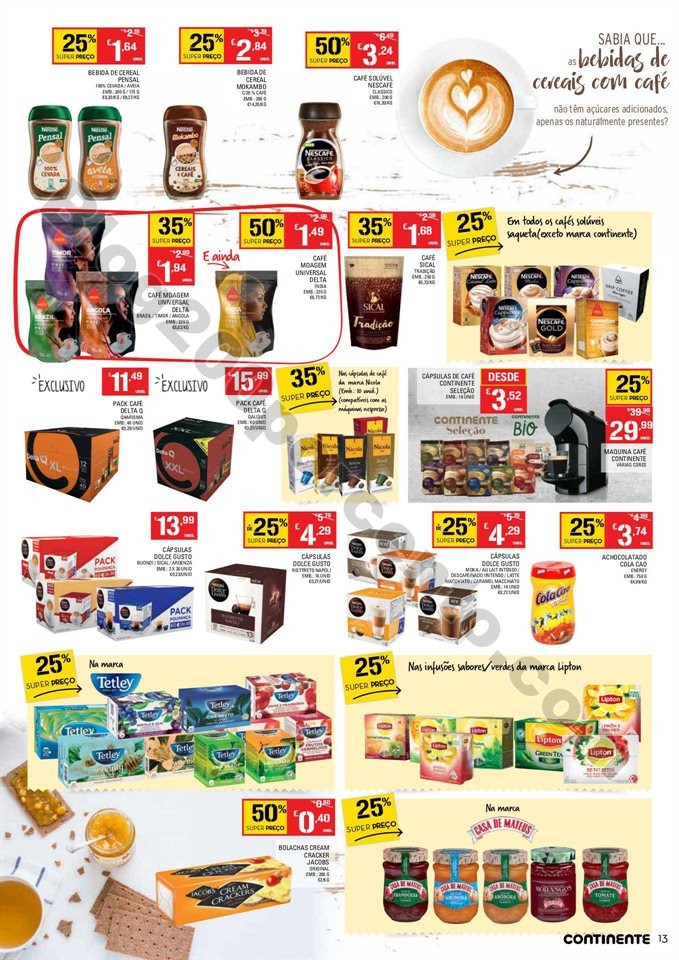 Antevisão Folheto CONTINENTE Promoções de 8 a 1