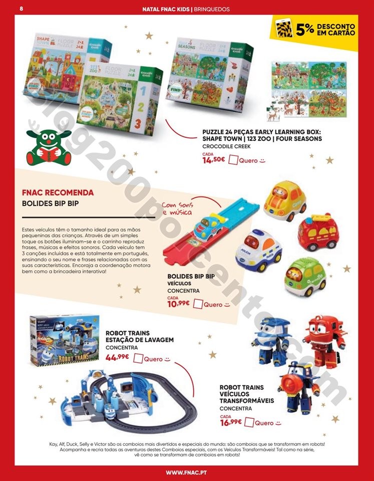 Antevisão Folheto FNAC Natal Kids Promoções de 