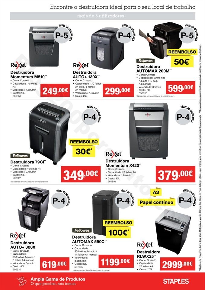 Antevisão Folheto STAPLES Extra Promoções de 4 