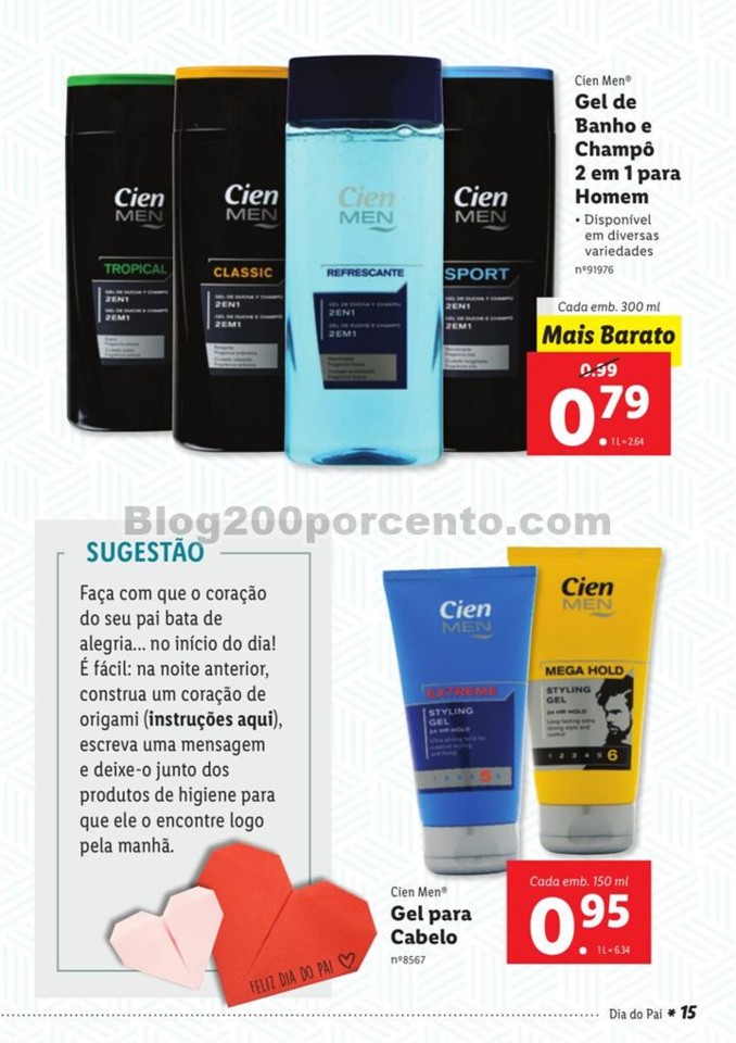 Antevisão Folheto LIDL Dia do Pai Promoções de 