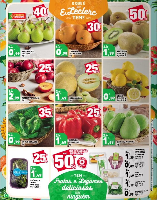 Antevisão Folheto E-LECLERC Promoções de 7 a 13