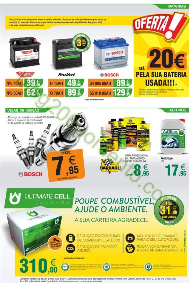 Antevisão Folheto FEU VERT Promoções de 25 abri