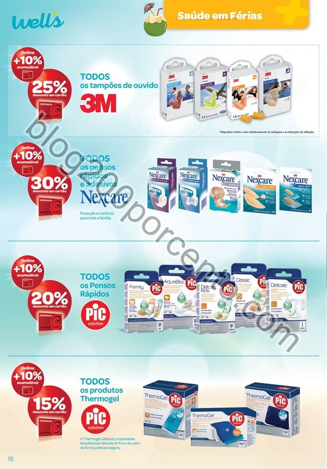 Novo Folheto WELLS promoções de 26 julho a 22 ag
