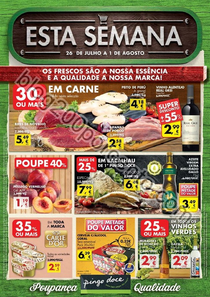 Antevisão Folheto PINGO DOCE Madeira de 26 julho 