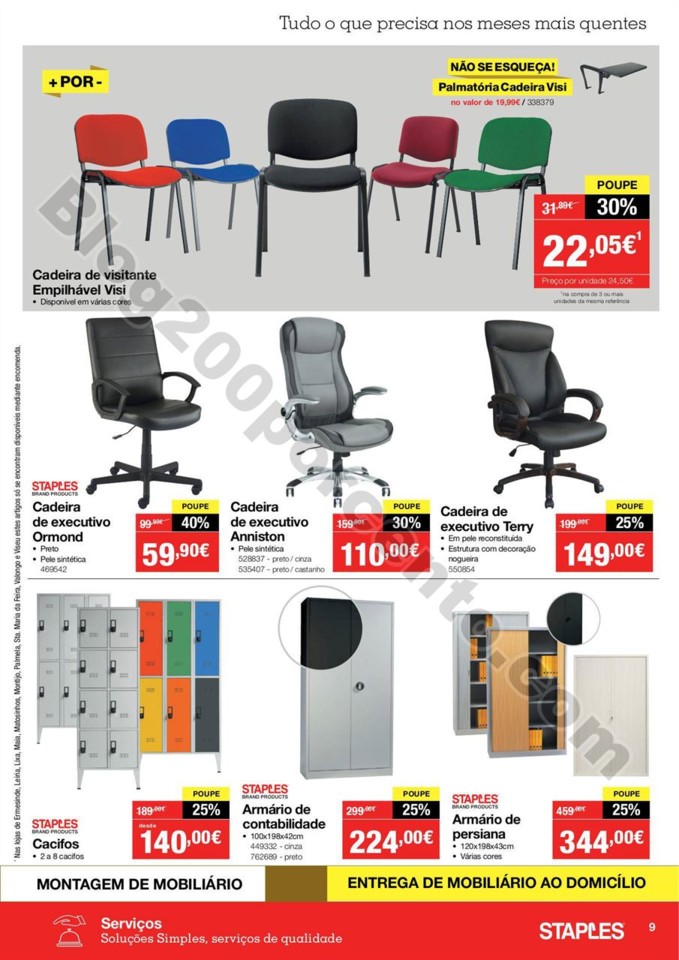 Antevisão Folheto STAPLES Promoções de 7 a 22 a