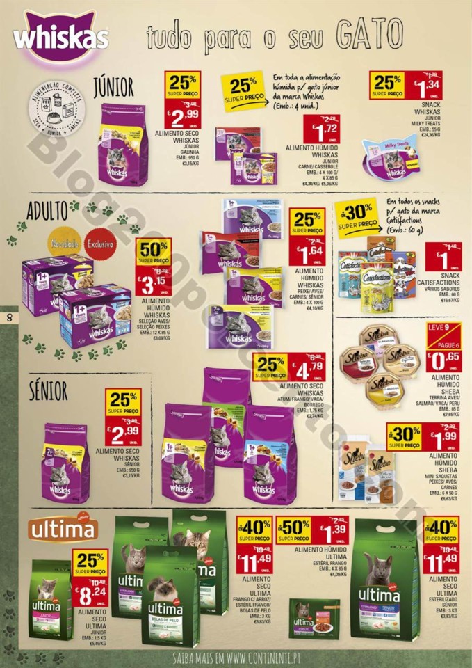 Antevisão Folheto CONTINENTE Feira animal promoç