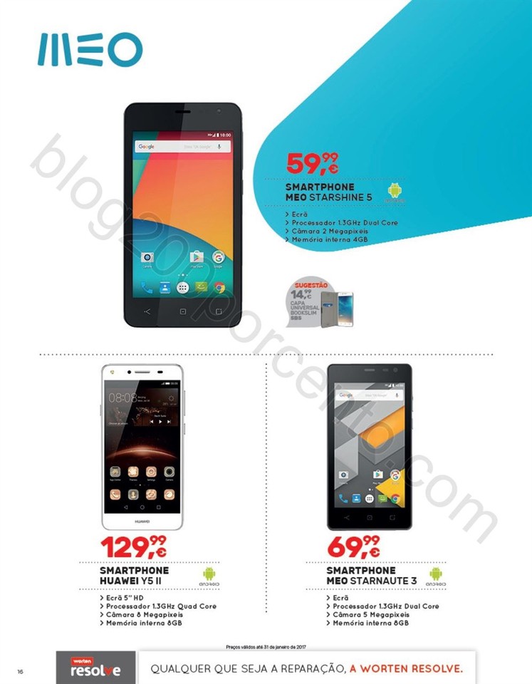 Novo Folheto WORTEN Mobile promoções até 8 feve