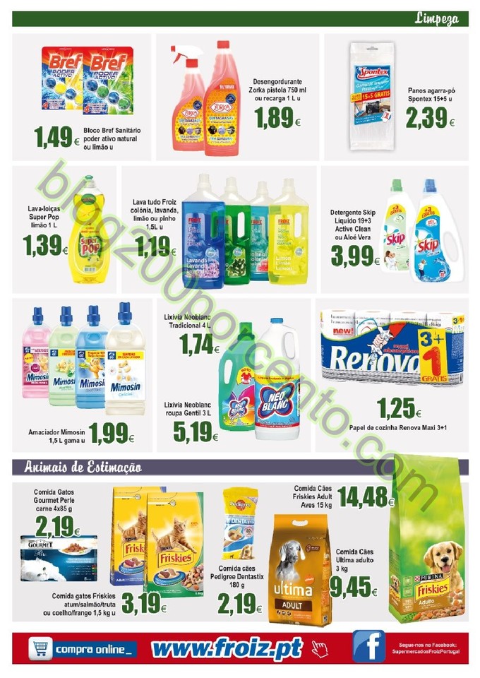 Novo Folheto FROIZ promoções até 11 março p8.j