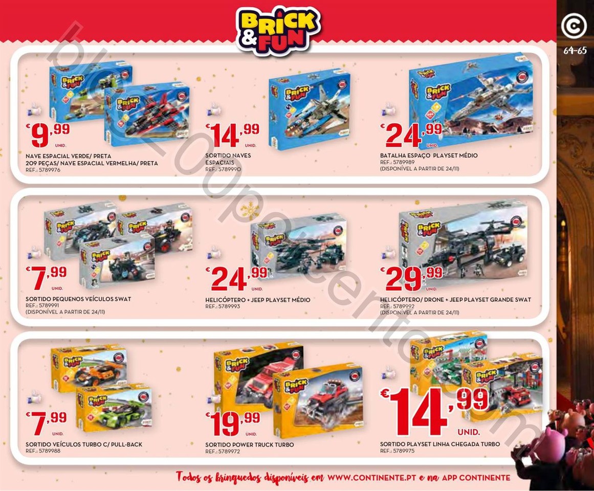 Catálogo Brinquedos CONTINENTE Promoções de 14 