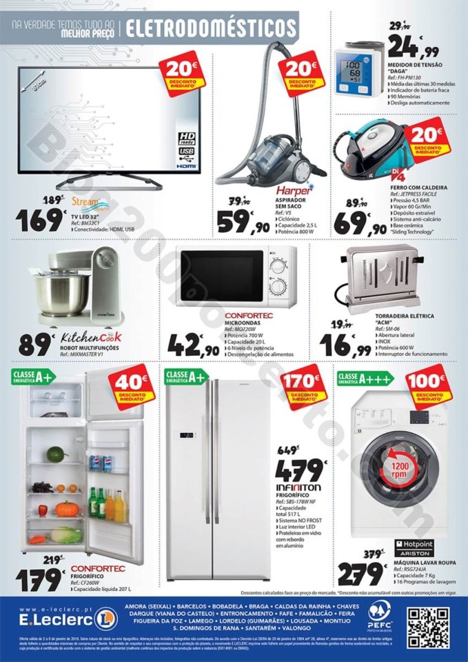 Antevisão Folheto E-LECLERC Promoções de 2 a 8 
